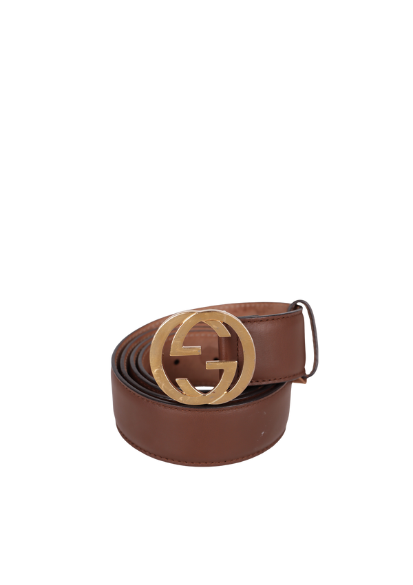 LEATHER INTERLOCKING G