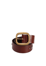 LEATHER STUDDED ACCENTS BELT 95