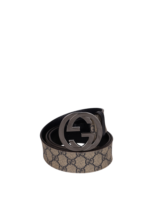 GG SUPREME INTERLOCKING G LOGO BELT
