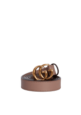 DOUBLE G LOGO THIN BELT 85