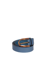 BAMBOO BUCKLE LEATHER BELT 90