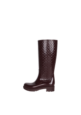MONOGRAM RUBBER RAIN BOOTS 35