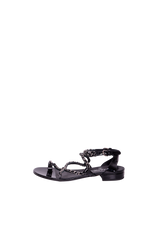CHAIN CC SANDALS 36