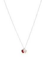 ''RETURN TO TIFFANY'' MINI DOUBLE HEART NECKLACE