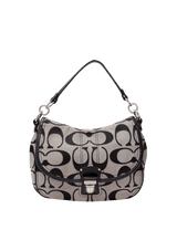 SIGNATURE CANVAS SHOULDER BAG