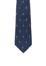 PRINTED SILK TIE