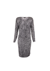 PRINTED DRESS M