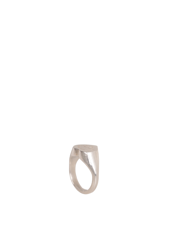 HEART TAG SIGNET RING