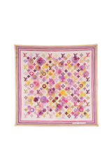 TAKASHI MURAKAMI MONOGRAM SILK SCARF