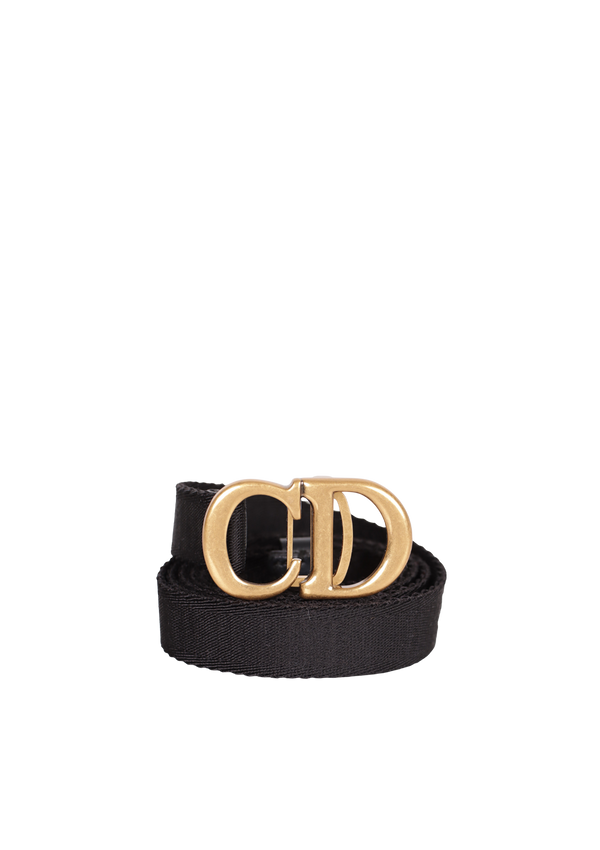 LOGO CANVAS SLIM BELT 80