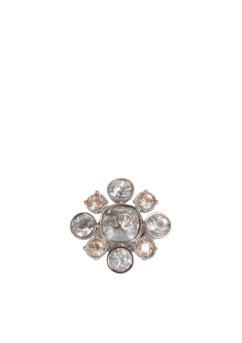 CC CRYSTAL FLOWER RING