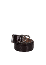 INTERLOCKING CC LOGO BELT