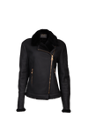 LEATHER BIKER JACKET 36