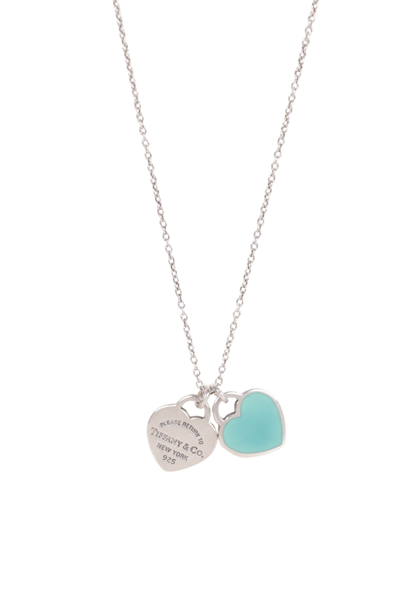 ''RETURN TO TIFFANY'' DOUBLE HEART NECKLACE
