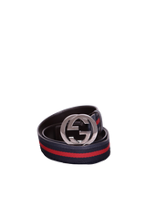 INTERLOCKING G LOGO BELT 100