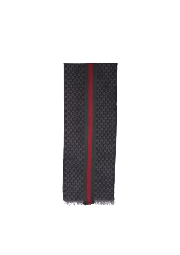 GG JACQUARD WEB SCARF