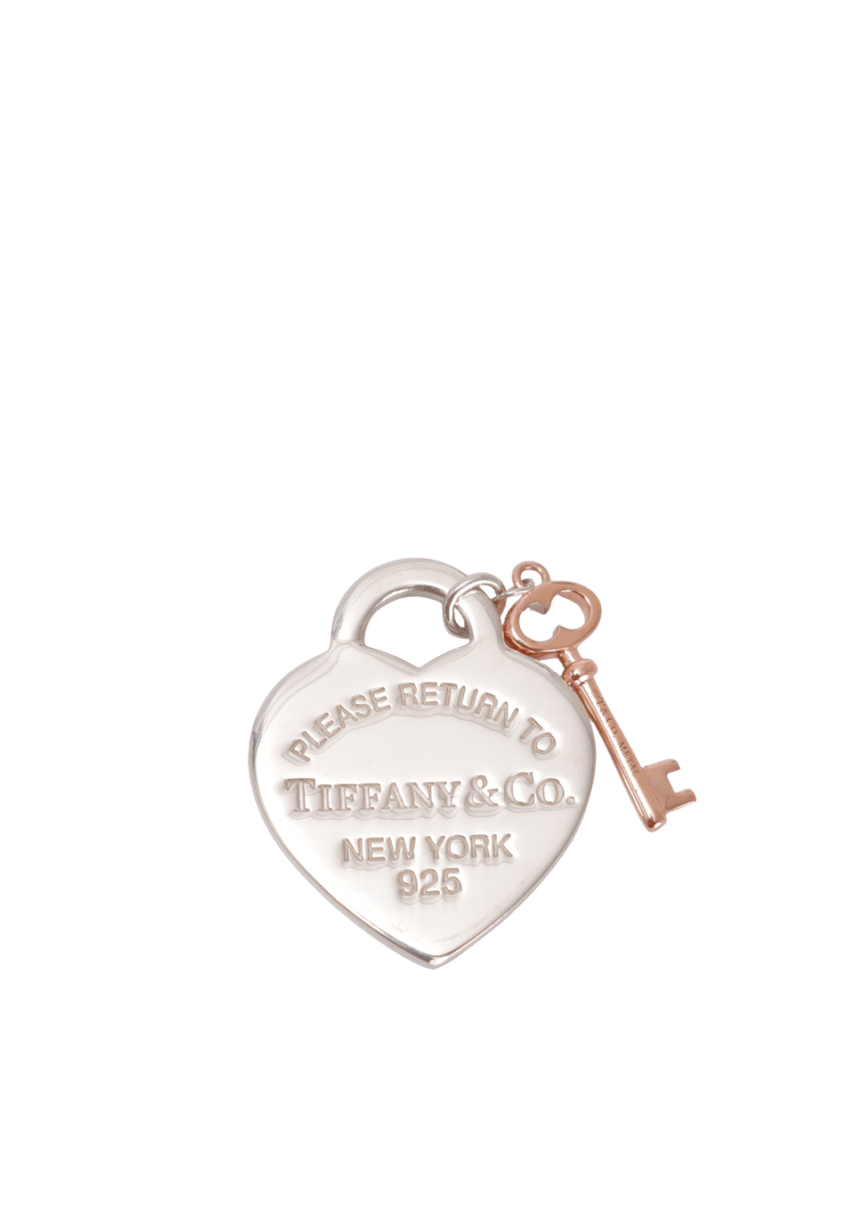 PINGENTE TIFFANY & CO. RETURN TO TIFFANY HEART TAG WITH KEY