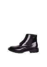 LEATHER ANKLE BOOTS 38