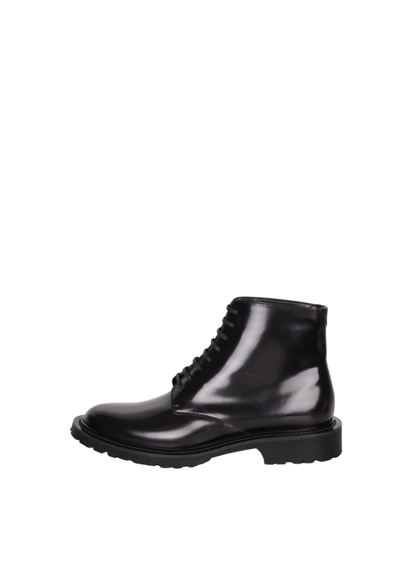 LEATHER ANKLE BOOTS 38