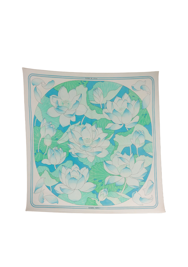 FLEUR DE LOTUS SILK SCARF