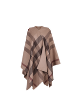 REVERSIBLE CHECK PONCHO