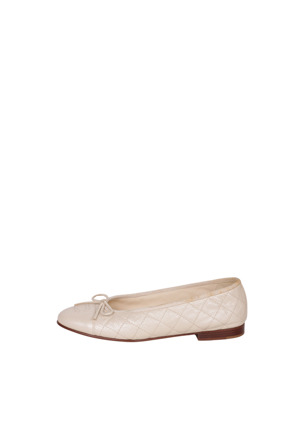 CC CAP TOE BALLET FLATS 35.5
