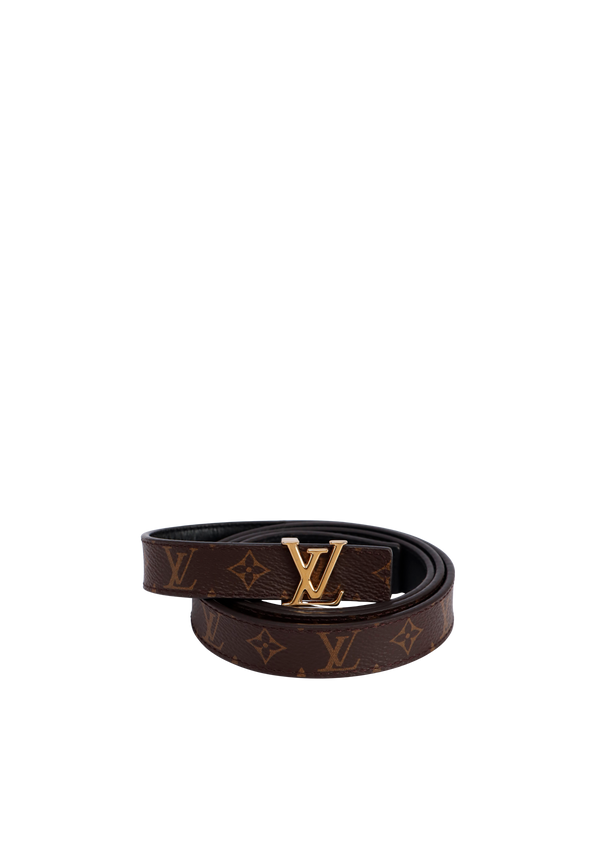 MONOGRAM LV INITIALES REVERSIBLE BELT 85