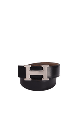 REVERSIBLE H BUCKLE BELT 80
