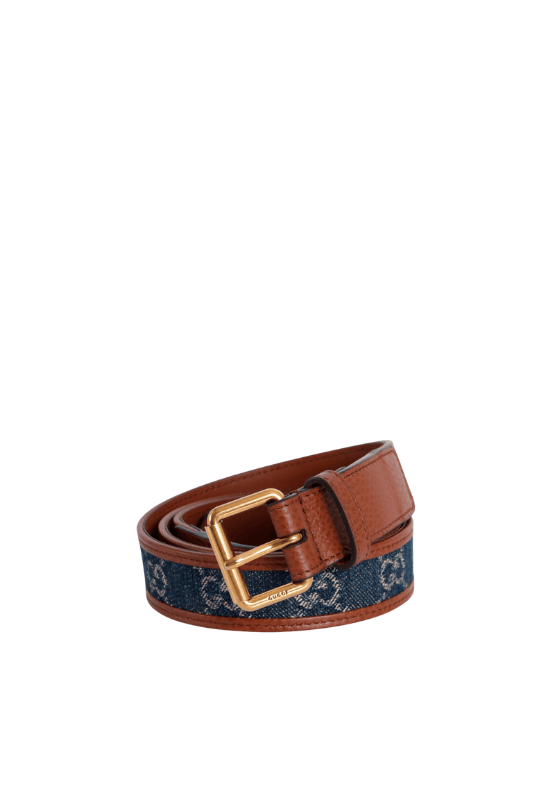 GG DENIM BELT 100