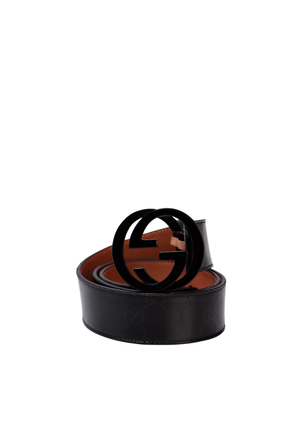 INTERLOCKING G LOGO BELT 85