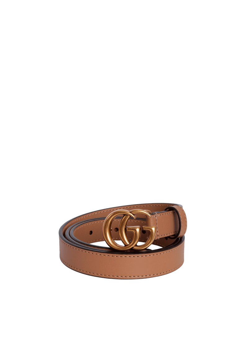 DOUBLE G LOGO THIN BELT