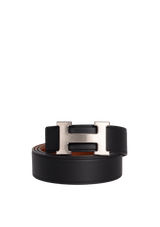 REVERSIBLE H BUCKLE BELT 100