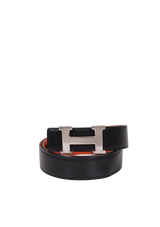 REVERSIBLE H BUCKLE BELT 85