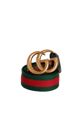 DOUBLE G LOGO WEB BELT 85