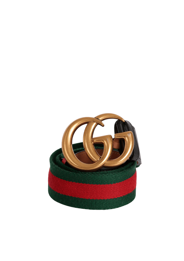 DOUBLE G LOGO WEB BELT 85