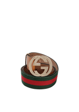 WEB INTERLOCKING G LOGO BELT 85
