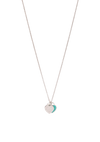 ''RETURN TO TIFFANY'' MINI DOUBLE HEART TAG NECKLACE
