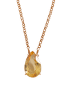 PEAR HELIODOR 18K NECKLACE