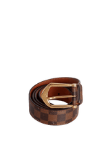 DAMIER ÉBÈNE ELLIPSE BELT