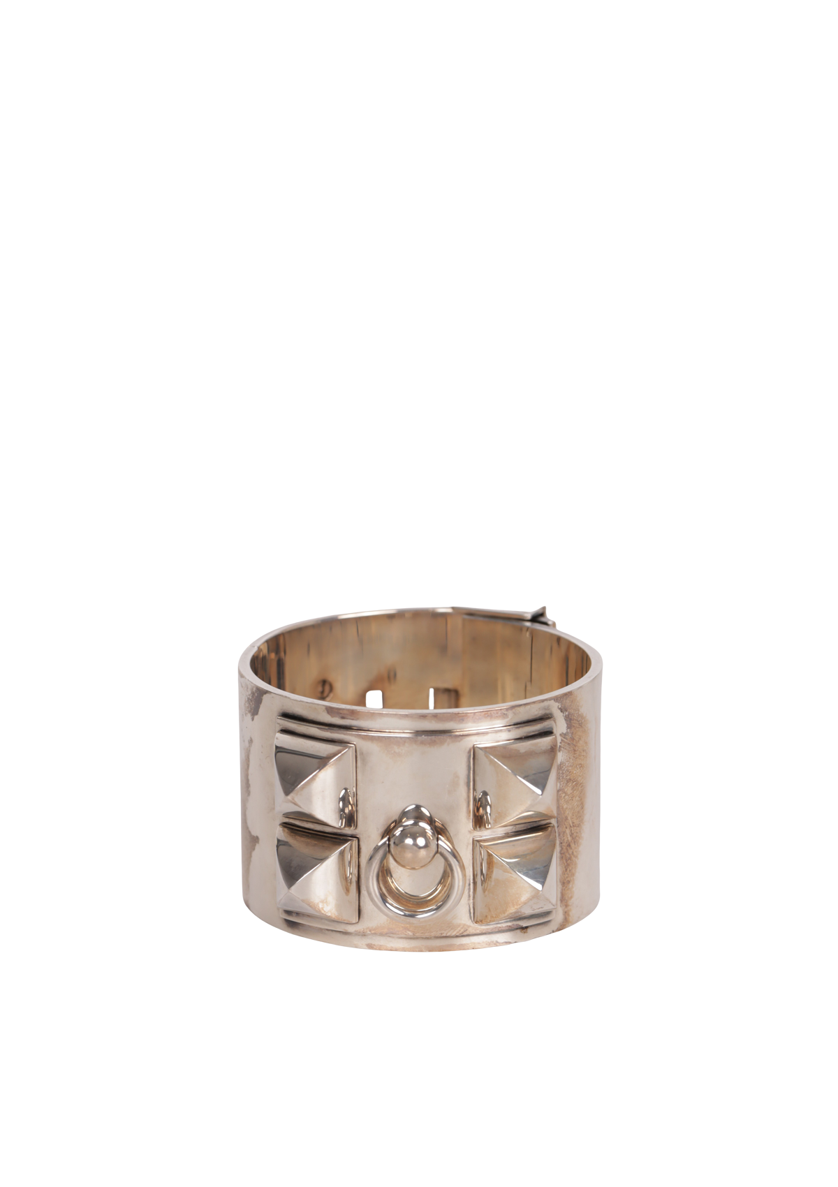PULSEIRA HERMÈS COLLIER DE CHIEN BRACELET S METALIZADO P ORIGINAL