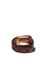 DAMIER ÉBÈNE ELLIPSE BELT 110