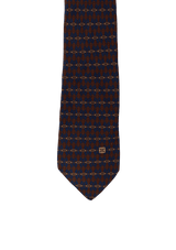VINTAGE PRINTED SILK TIE