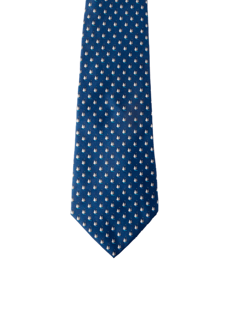 PRINTED SILK TIE