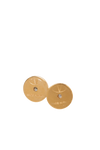 CRYSTAL VLOGO STUD EARRINGS