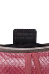 SNAKESKIN MINI SADDLE BAG