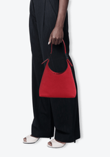 SATIN HOBO BAG