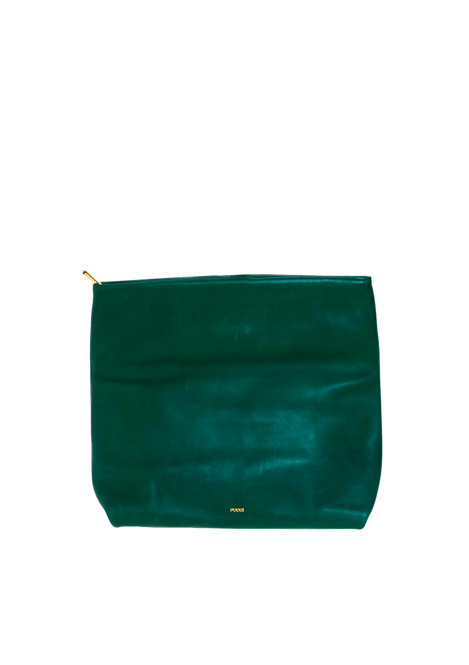 BOLSA EMILIO PUCCI LEATHER CLUTCH VERDE ORIGINAL – Gringa