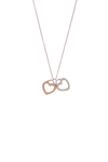 SENTIMENTAL DOUBLE  HEART NECKLACE