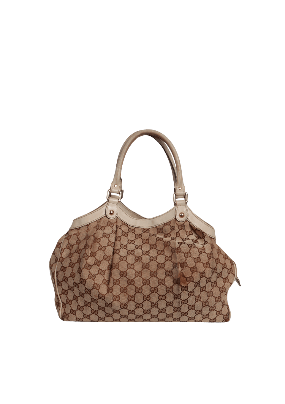 BOLSA GUCCI LARGE GG CANVAS SUKEY MARROM ORIGINAL – Gringa
