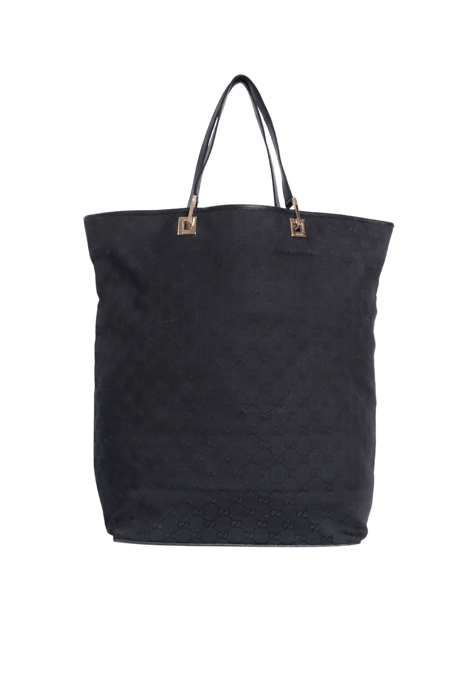 バッグ Gucci GG Canvas Tote Bag Black Vintage BOLSA GUCCI CANVAS GG TOTE PRETO ORIGINAL – Gringa